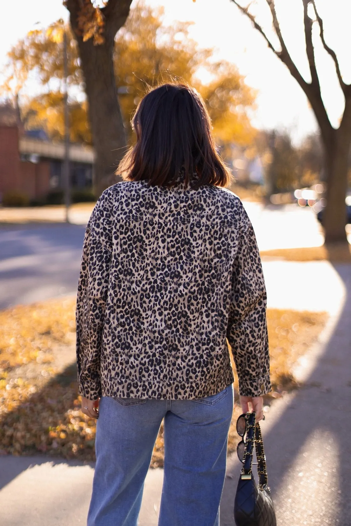 Taupe Leopard Print Oversized Jacket - FINAL SALE