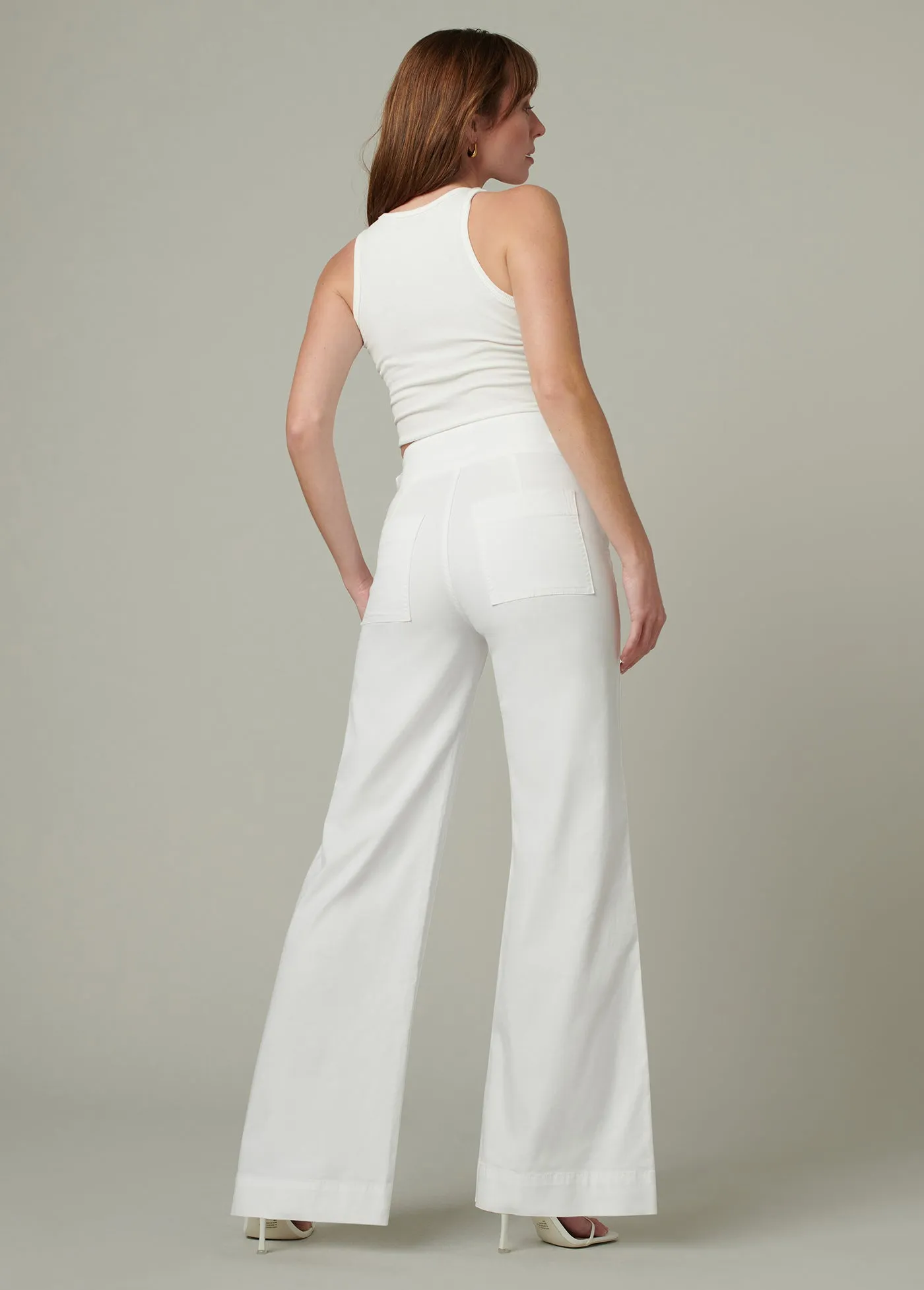 THE DOUBLE BUCKLE WIDE LEG SAILOR PANT