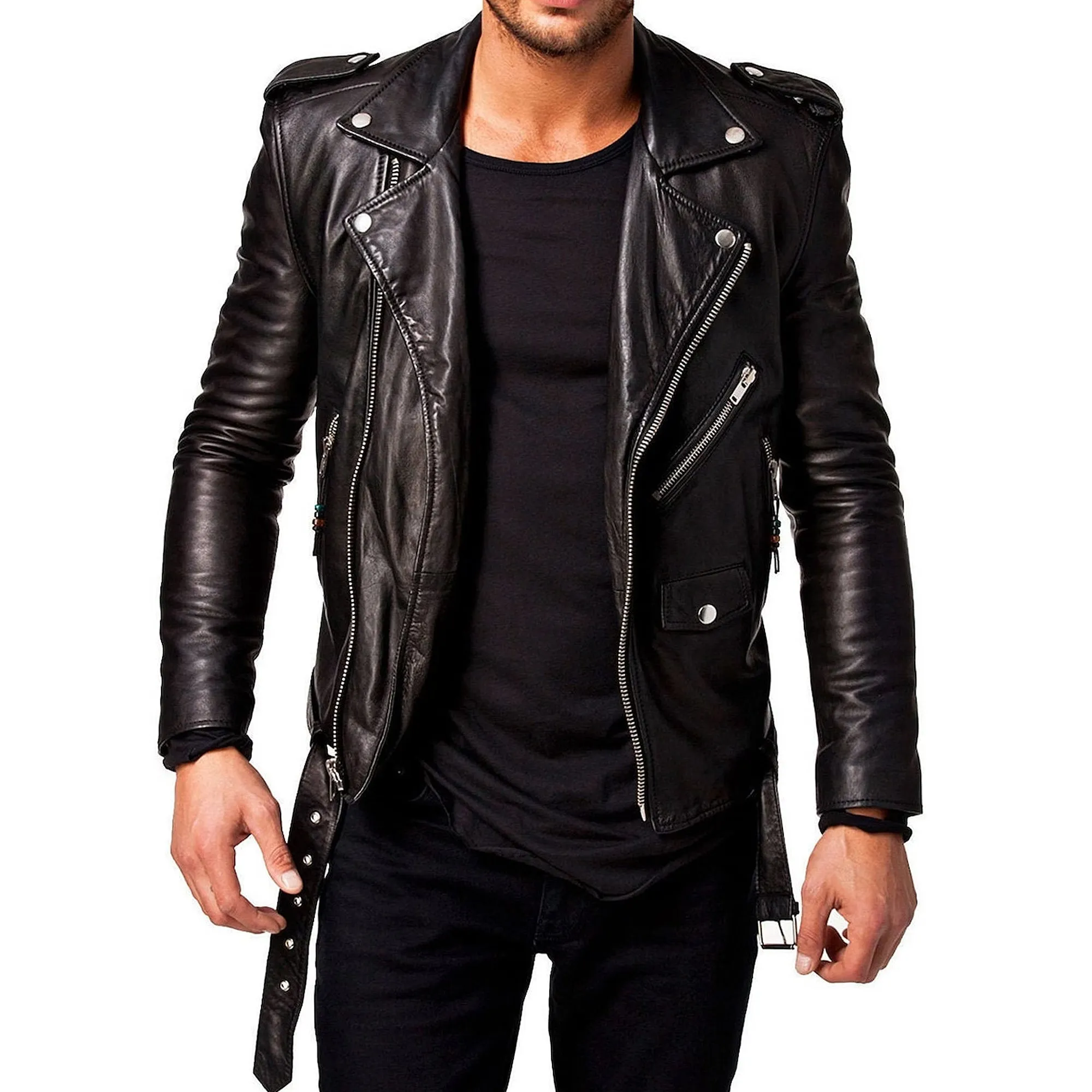 The Viper Leather Bikers Jacket