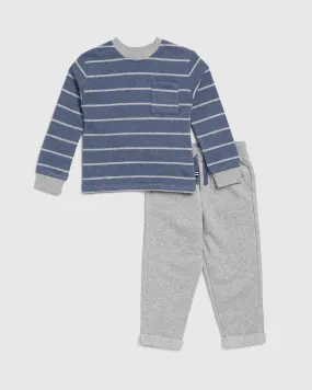 Toddler Boy Pocket Pullover Set