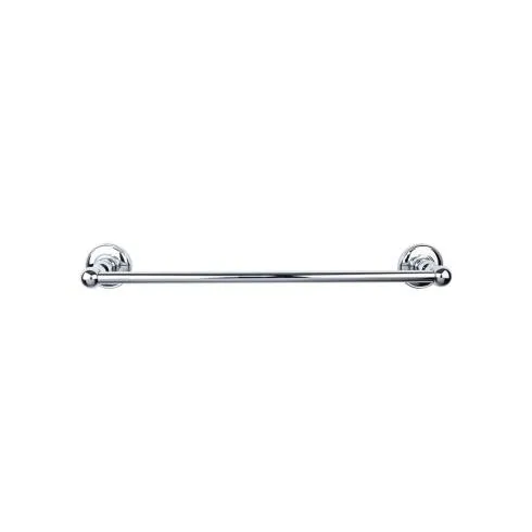 Top Knobs Edwardian Bath Towel Bar Single - Plain Backplate