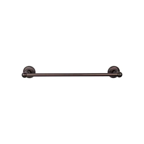 Top Knobs Edwardian Bath Towel Bar Single - Plain Backplate