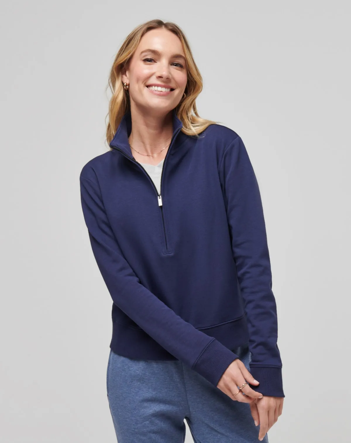 TravisMathew Women's Cloud Fleece Half Zip