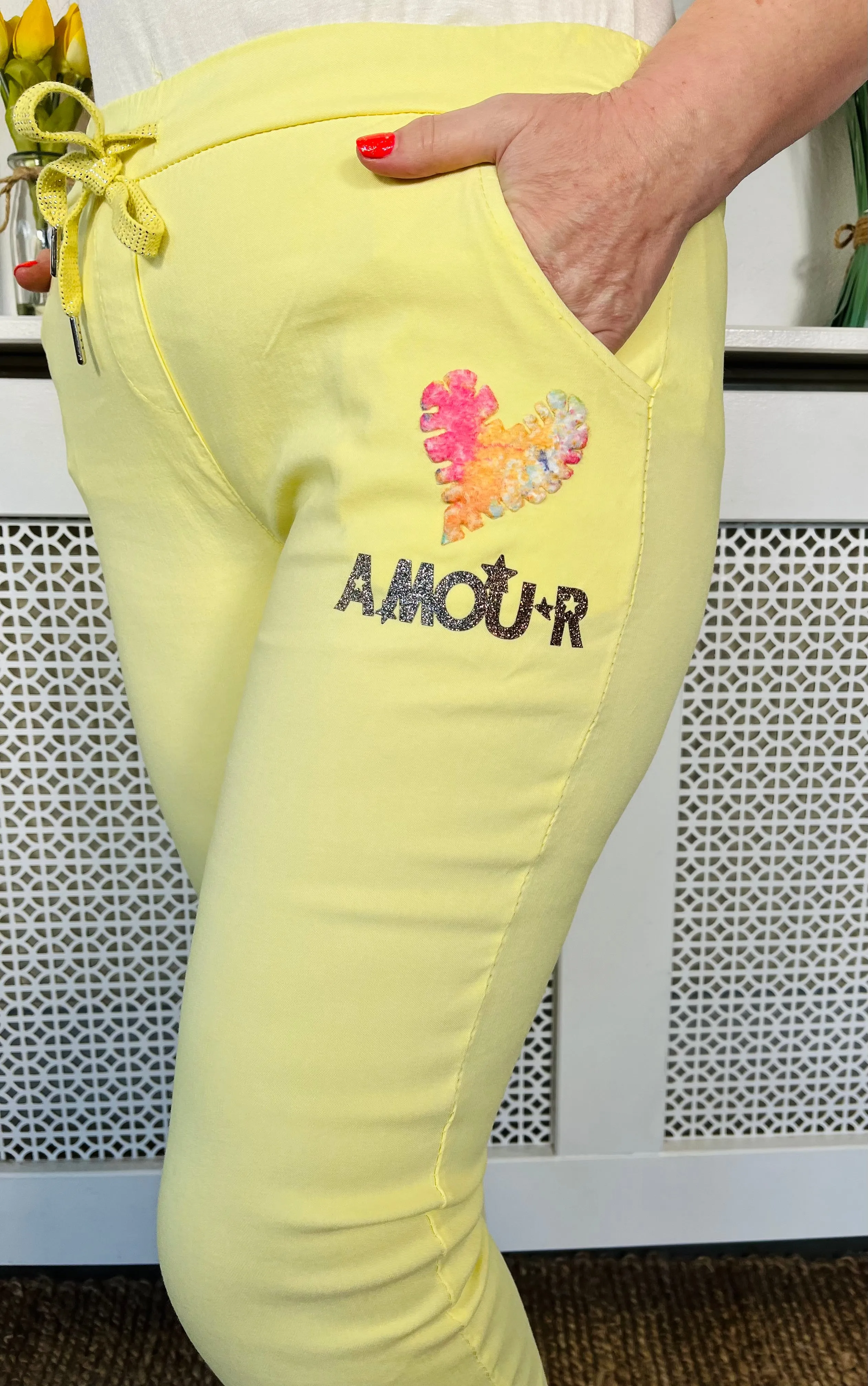 Veronica Magic Trousers - Lemon