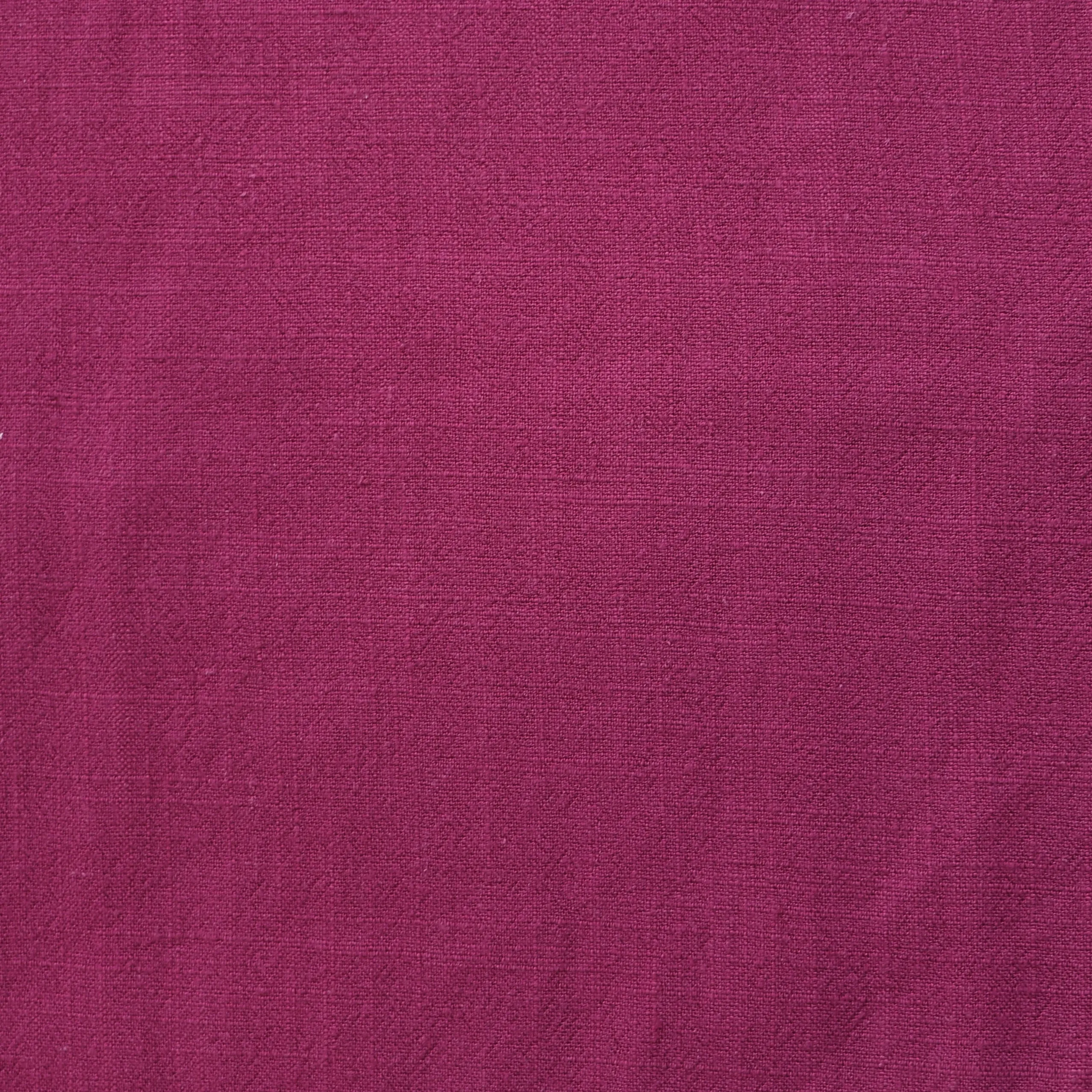 Viscose Linen Slub - Fuchsia Pink