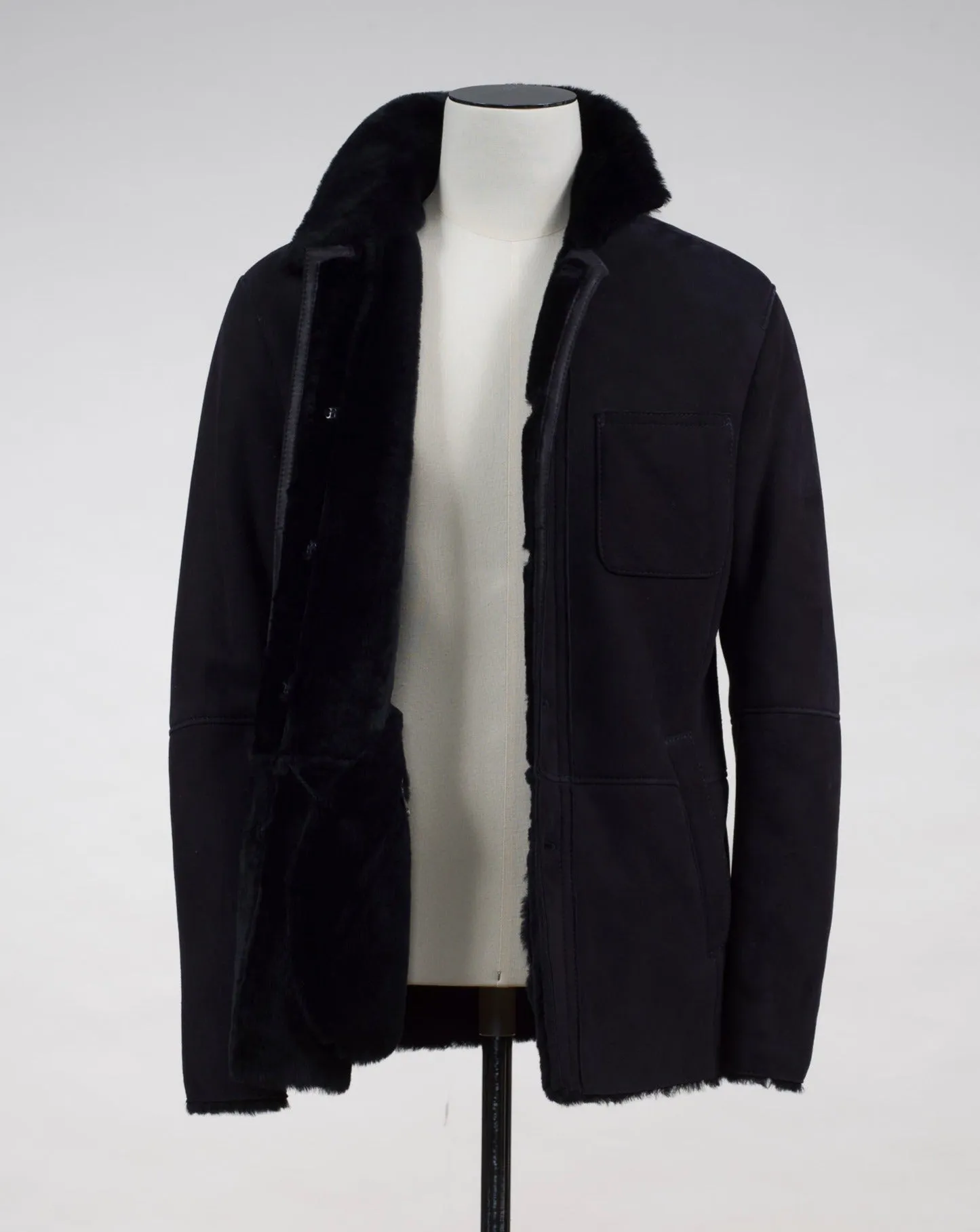 Werner Christ Lambskin Coat / Black