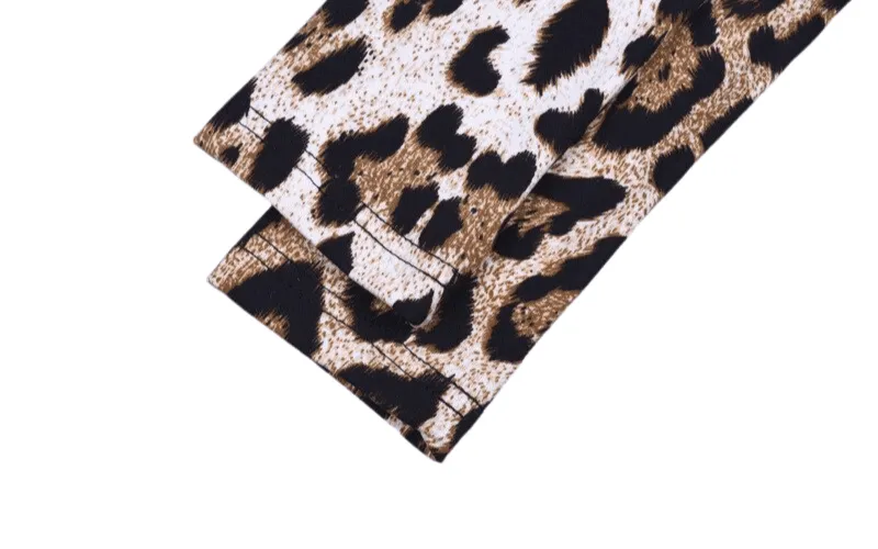 Women's High Neck Sexy Leopard Print Bodysuit