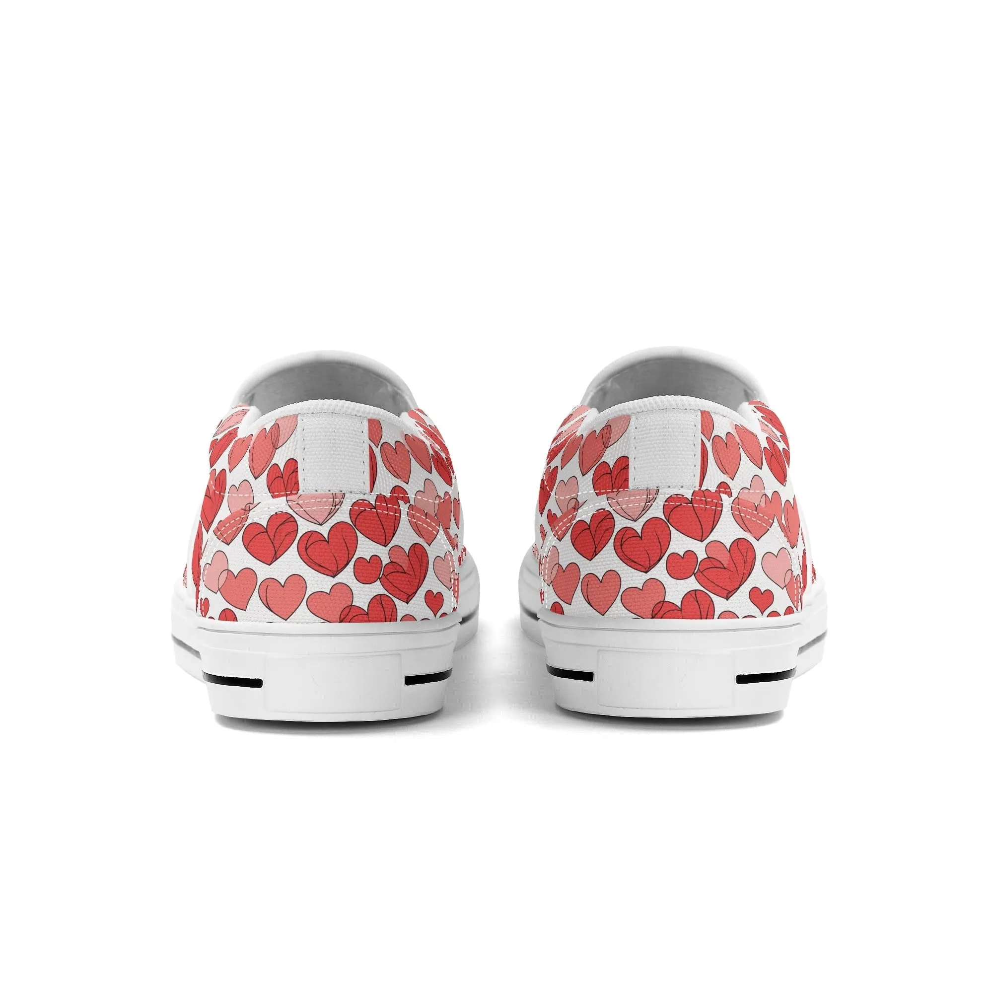 Womens Little Hearts Rubber Slip On Shoes