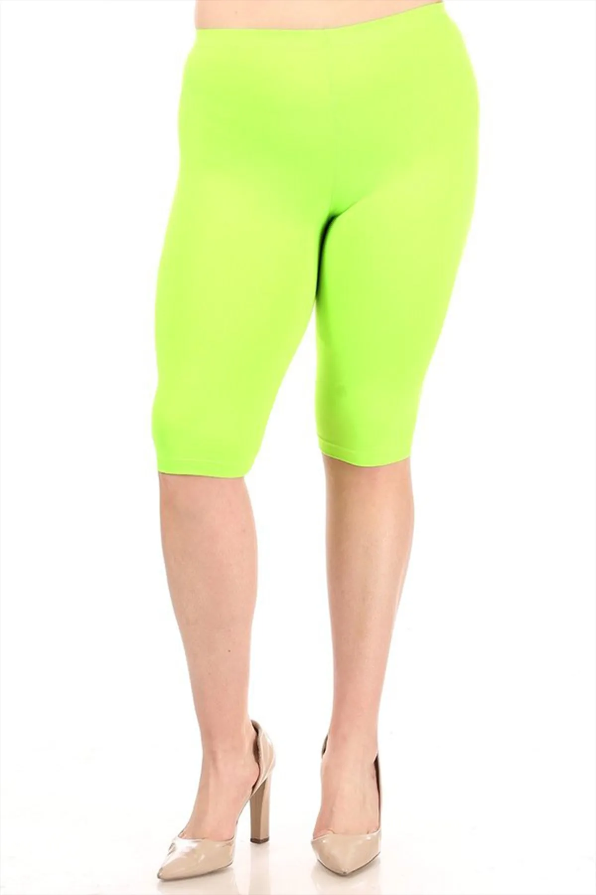 Women's Plus Size Casual Yoga Running Capri Bermuda Short