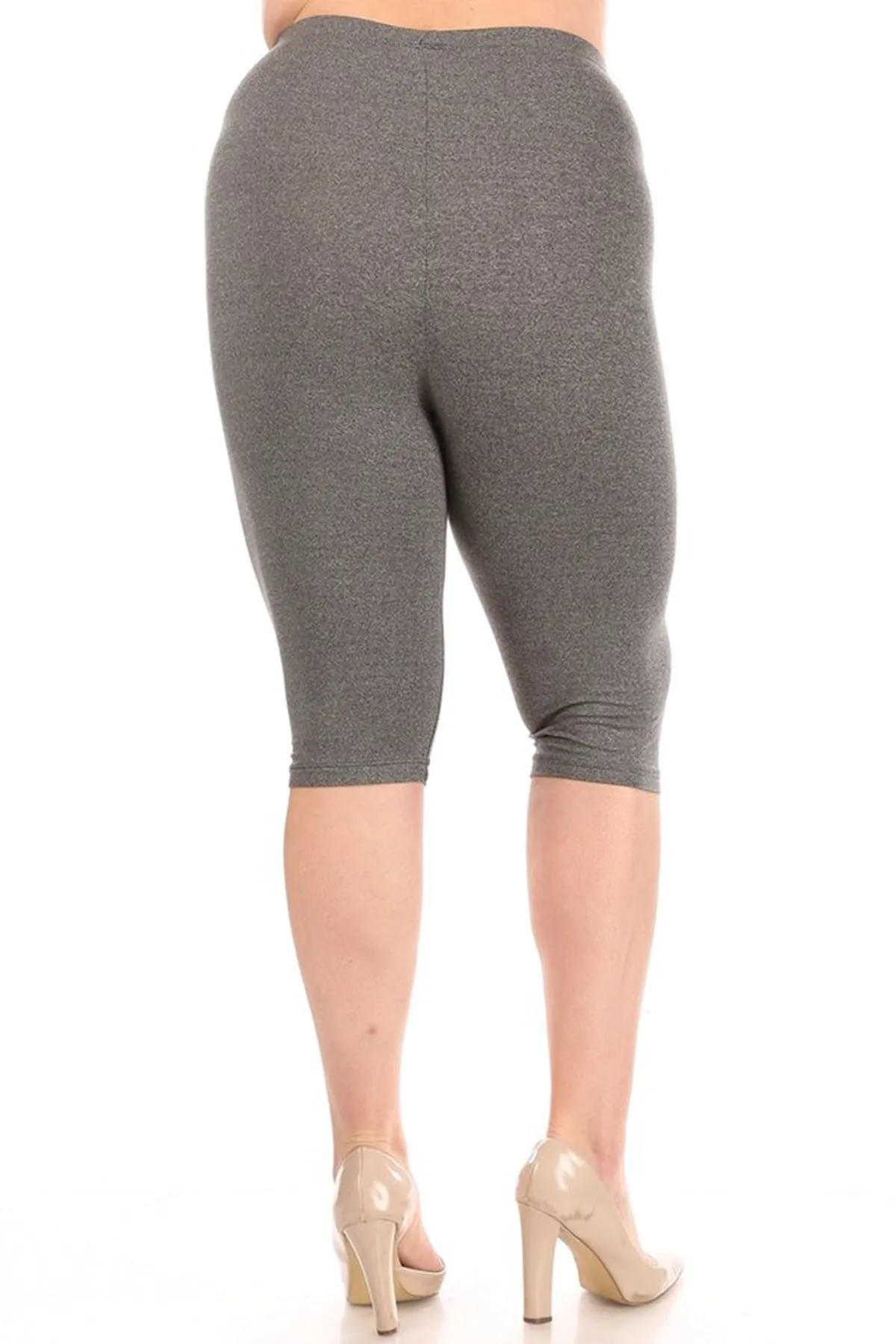 Women's Plus Size Casual Yoga Running Capri Bermuda Short