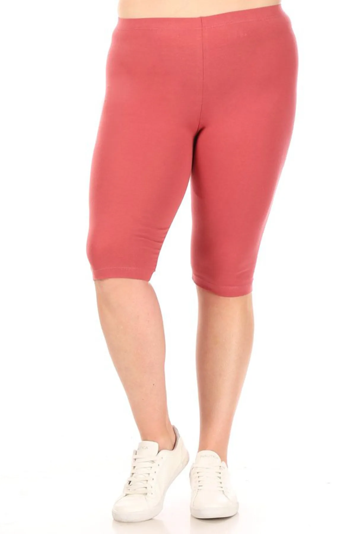 Women's Plus Size Casual Yoga Running Capri Bermuda Short