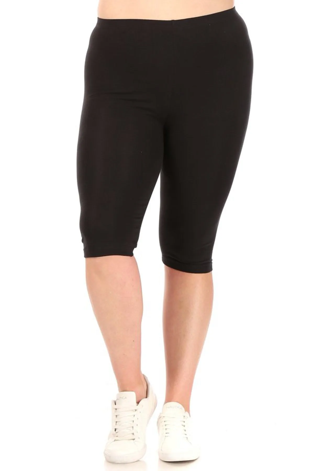 Women's Plus Size Casual Yoga Running Capri Bermuda Short