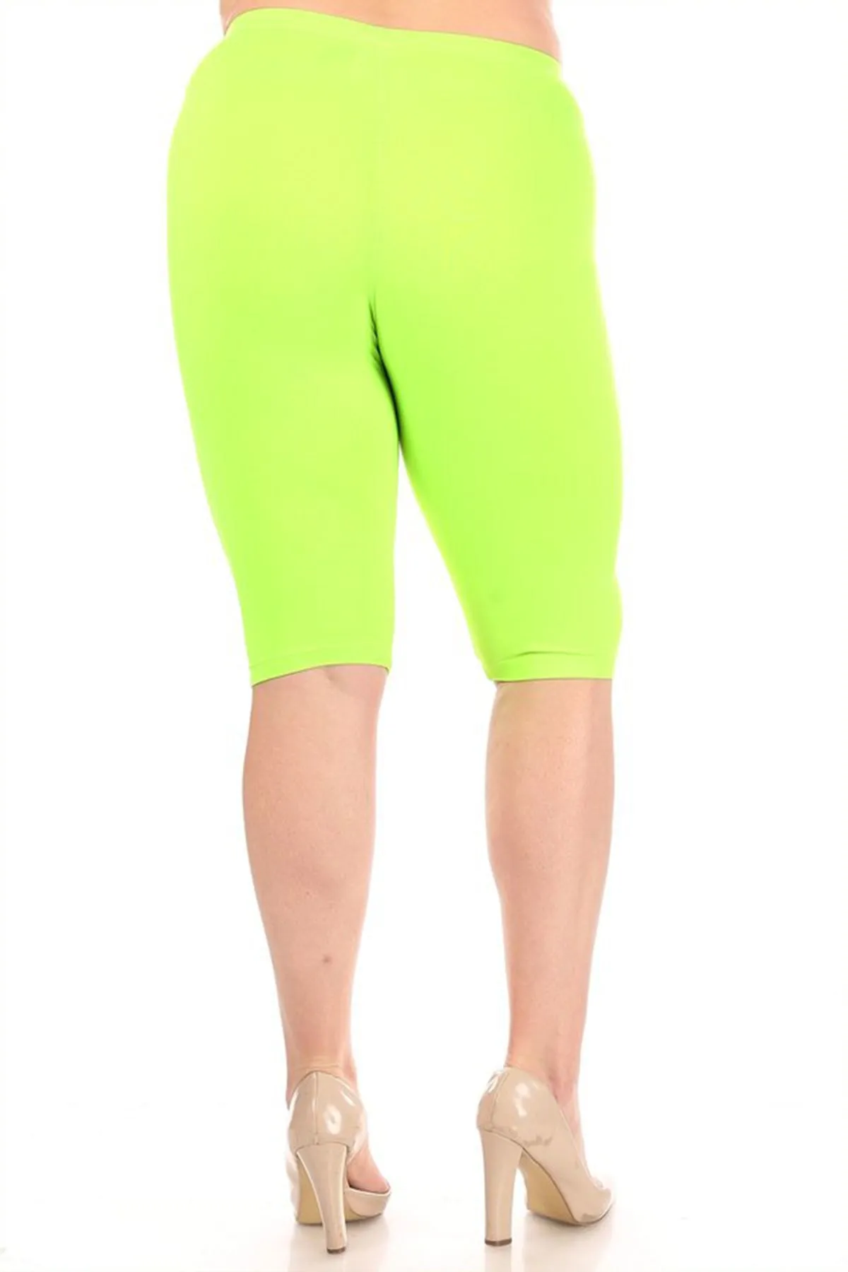 Women's Plus Size Casual Yoga Running Capri Bermuda Short