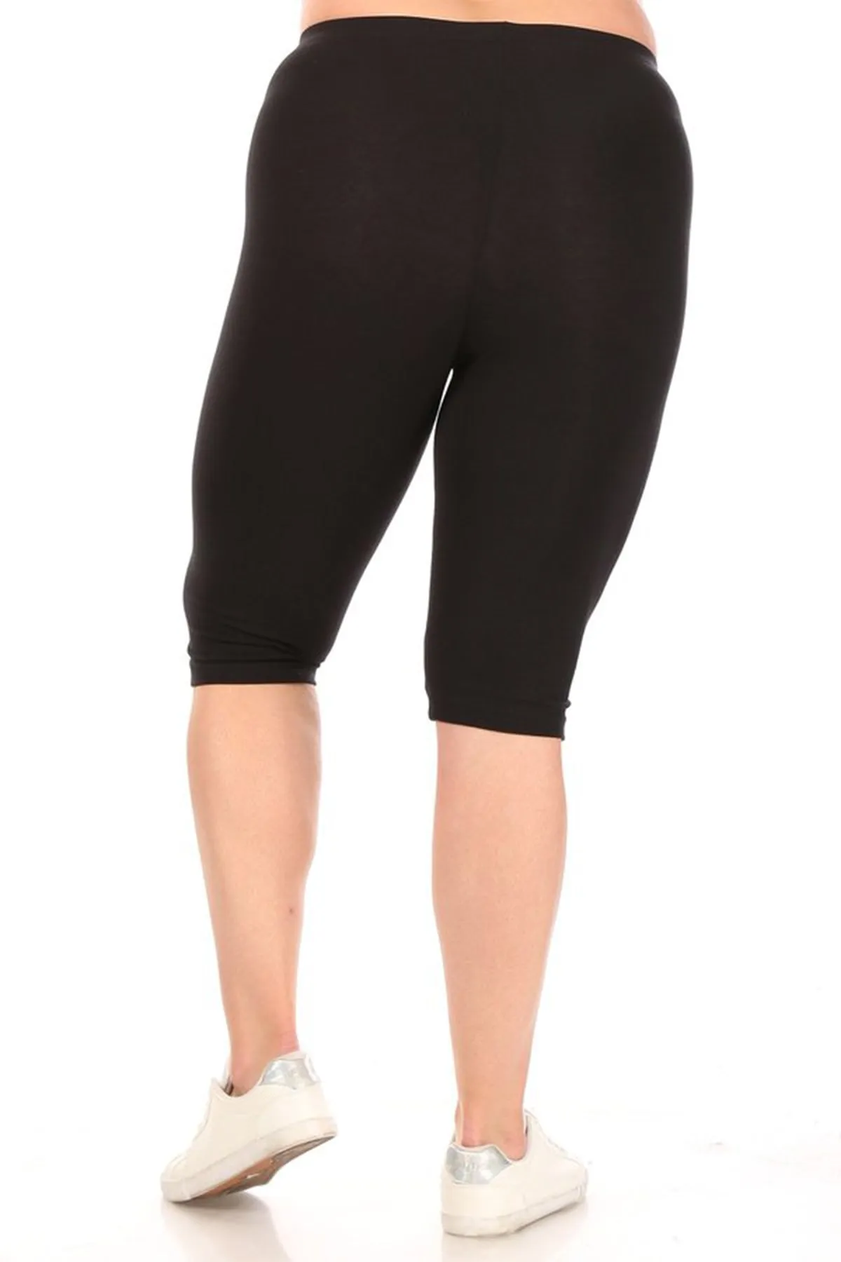 Women's Plus Size Casual Yoga Running Capri Bermuda Short