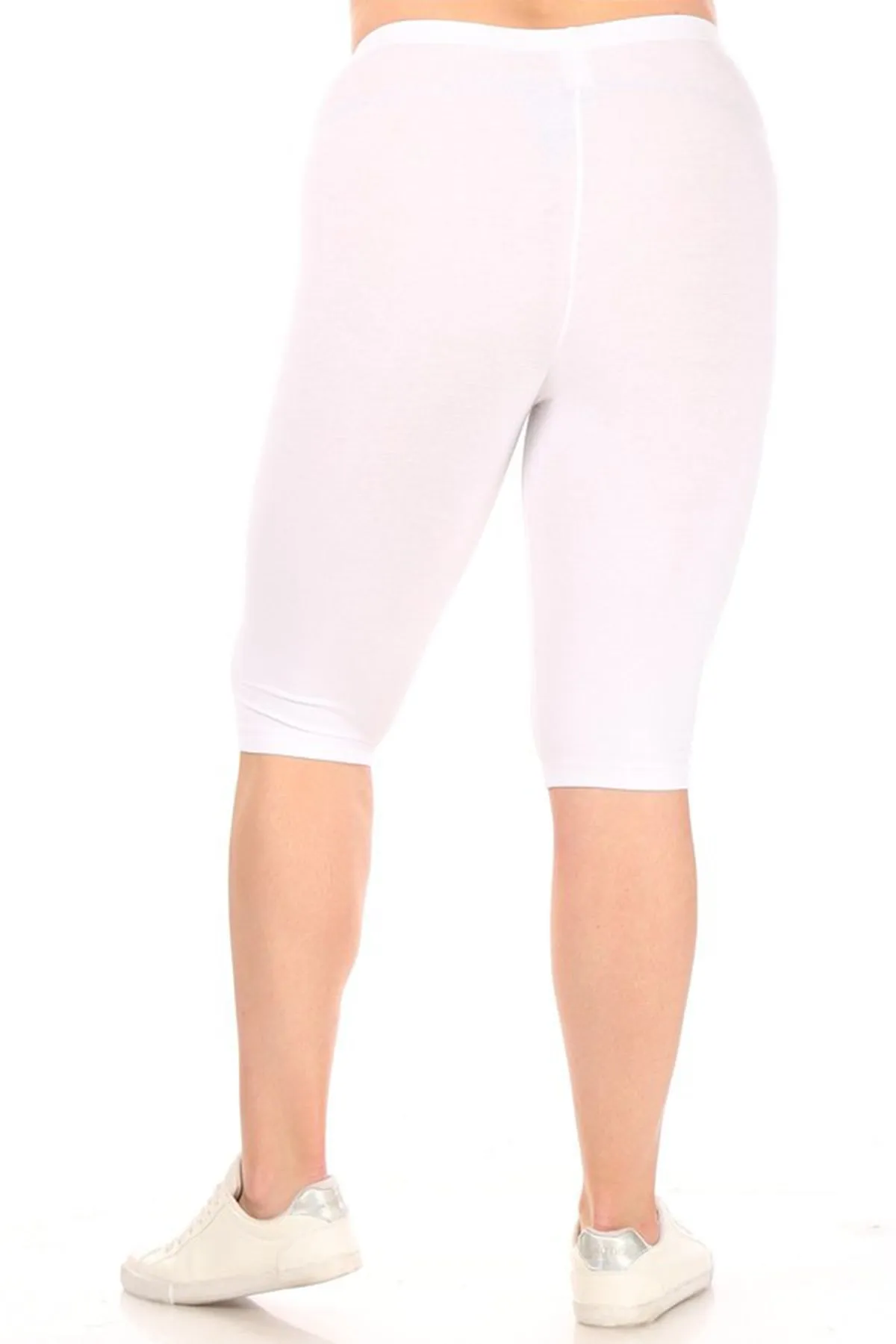 Women's Plus Size Casual Yoga Running Capri Bermuda Short