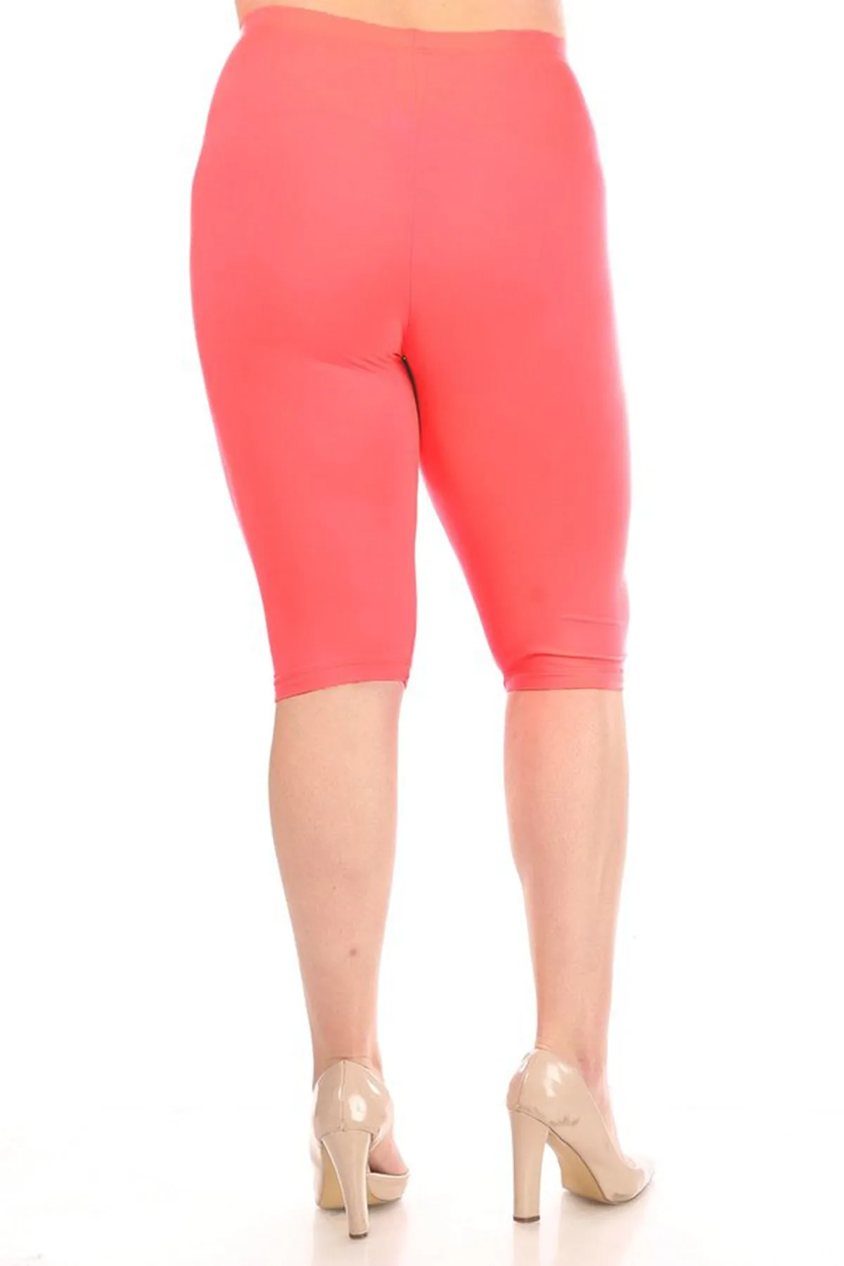 Women's Plus Size Casual Yoga Running Capri Bermuda Short