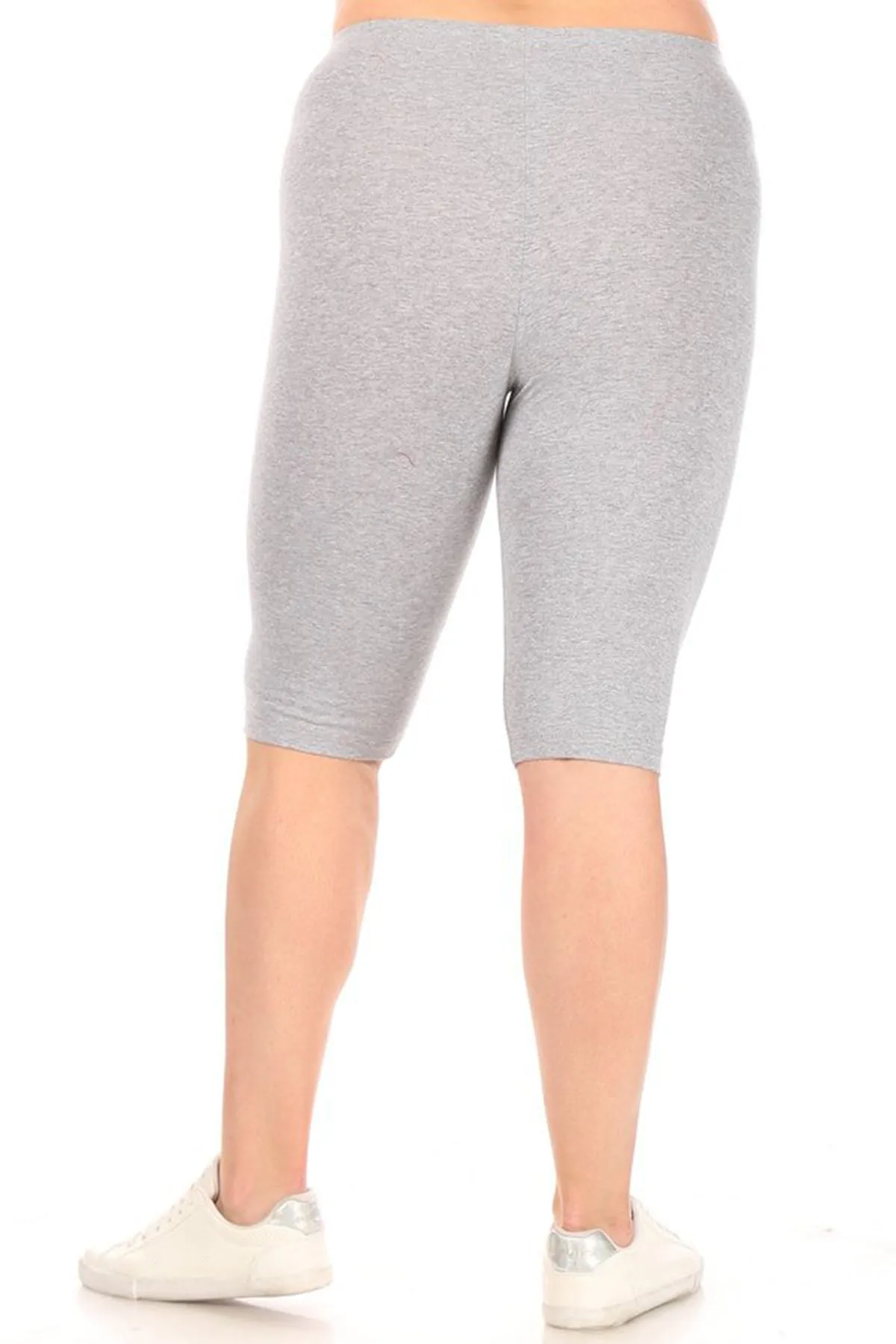 Women's Plus Size Casual Yoga Running Capri Bermuda Short