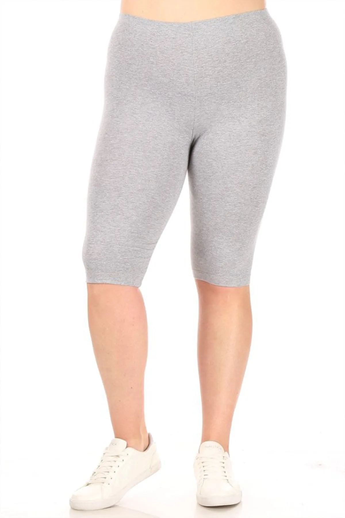 Women's Plus Size Casual Yoga Running Capri Bermuda Short