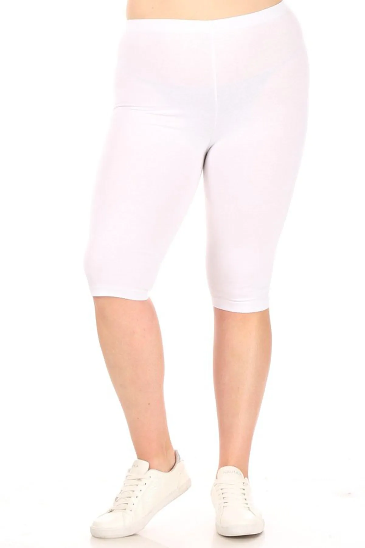 Women's Plus Size Casual Yoga Running Capri Bermuda Short