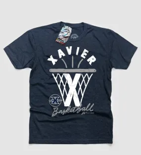 Xavier Basketball Net T shirt