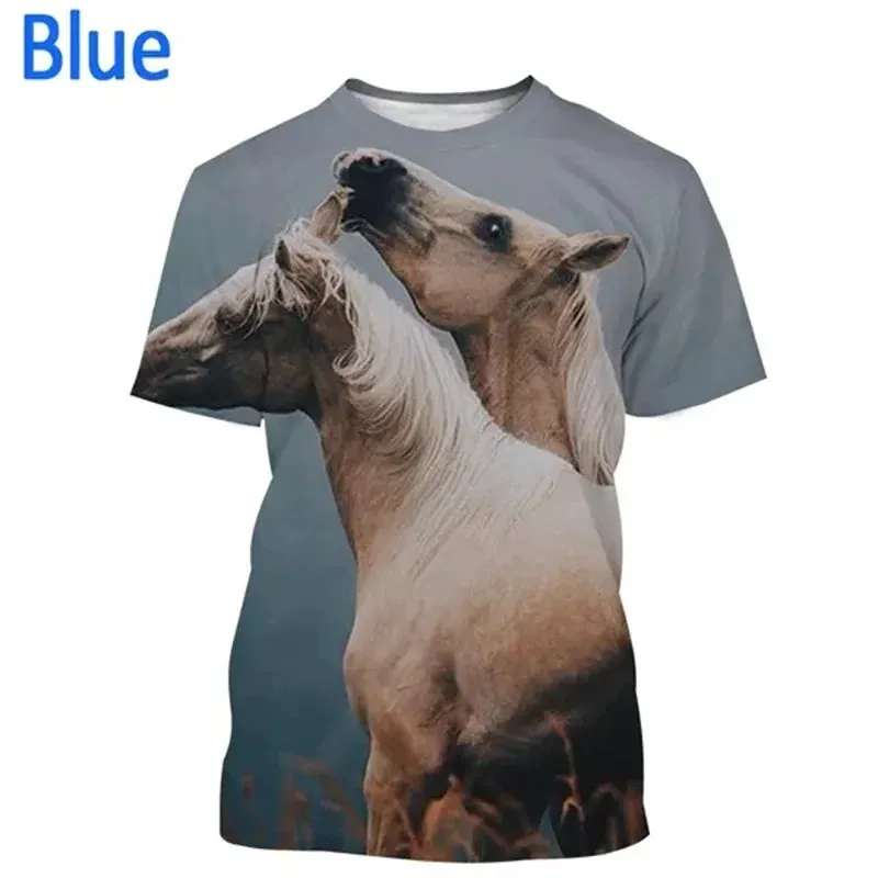 Xl-4xl Animal Print Graphic T Shirts For Men Women Casual Personality Streetwear.