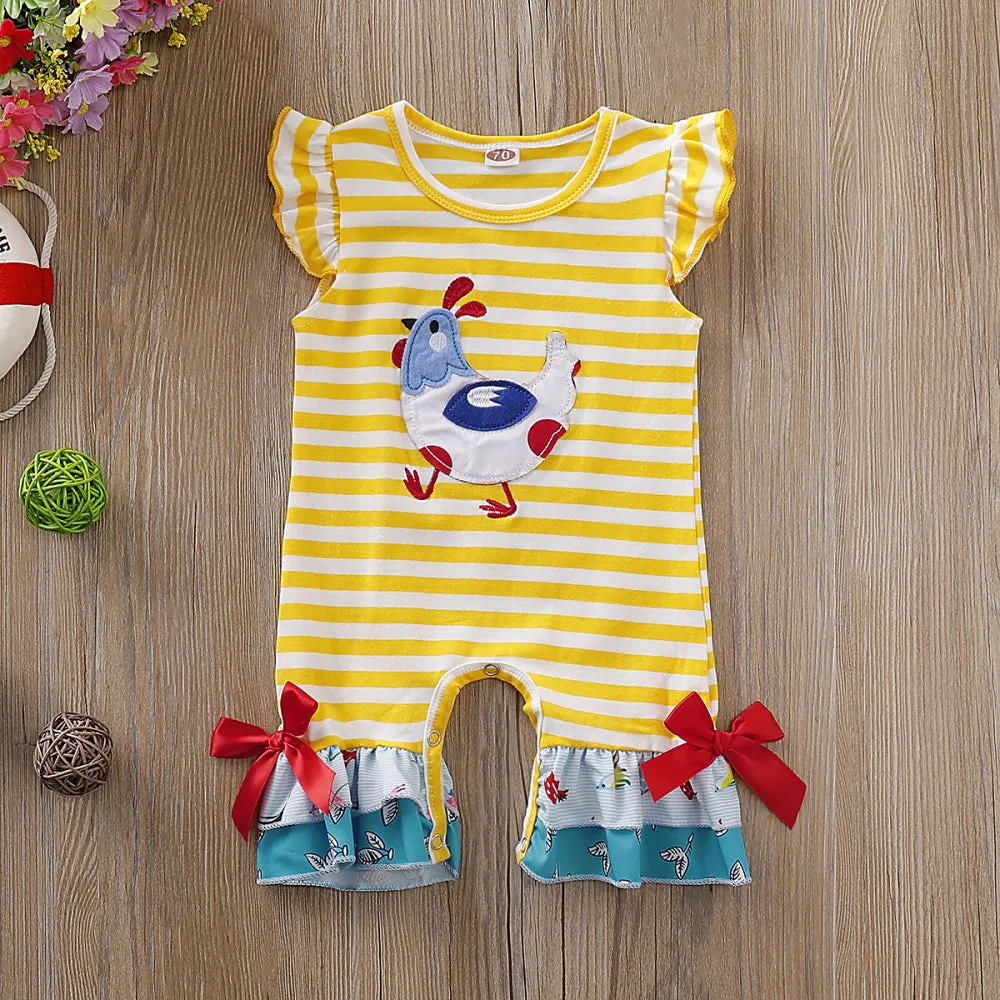 Yellow Chicken Romper or Dress