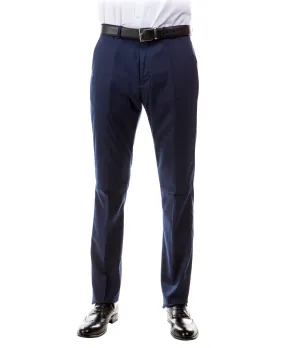 Zegarie Suit Separates Navy Solid Men's Dress Pants